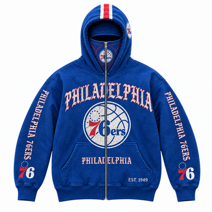 Courtside Hoods 2-in-1 Zip Hoodie