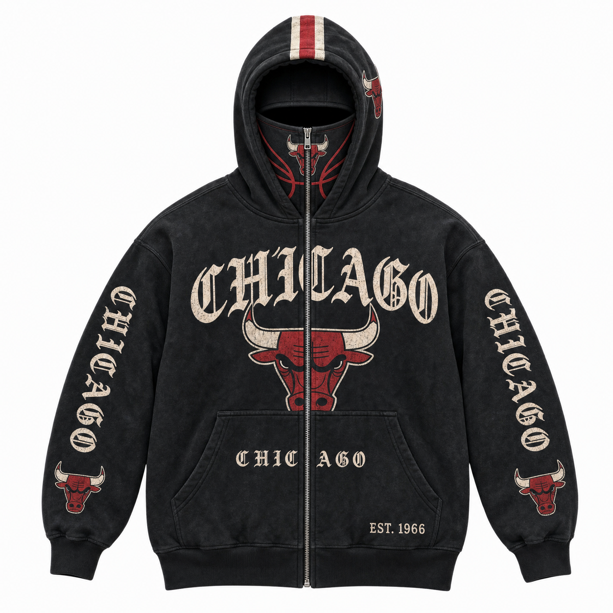 Courtside Hoods 2-in-1 Zip Hoodie