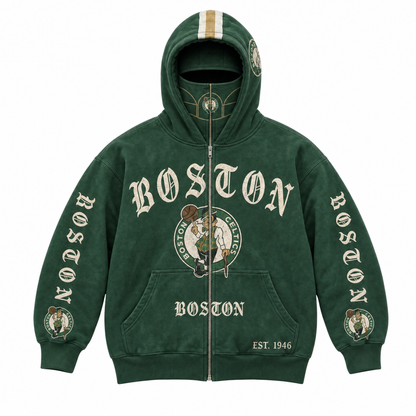 Courtside Hoods 2-in-1 Zip Hoodie